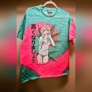 Spencer's Mary Smokes Tie Dye Size Medium Graphic Tee